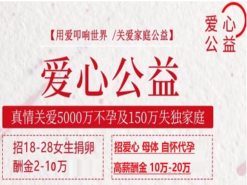 昌黎捐卵助孕生子 爱心志愿者招募